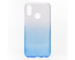 Чехол-накладка - SC097 Gradient для "Huawei Honor 10 Lite/P Smart 2019" (blue/silver)