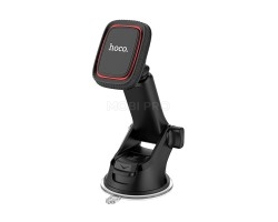 Держатель автомобильный Hoco CA42 Cool Journey in-car dashboard holder with stretch rod (black/red)