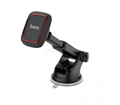 Держатель автомобильный Hoco CA42 Cool Journey in-car dashboard holder with stretch rod (black/red)