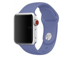Ремешок - ApW для "Apple Watch 42/44/45 mm" Sport Band (S) (lavender)  (107216)