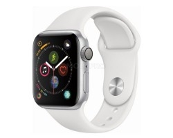 Ремешок - ApW для "Apple Watch 42/44/45 mm" Sport Band (S) (white)  (107229)