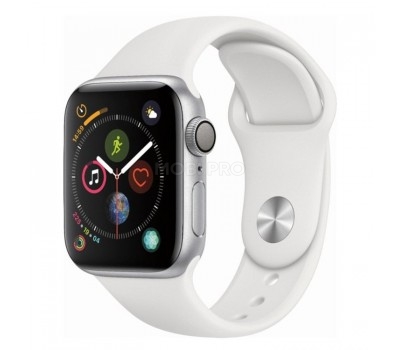Ремешок - ApW для "Apple Watch 42/44/45 mm" Sport Band (S) (white)  (107229)
