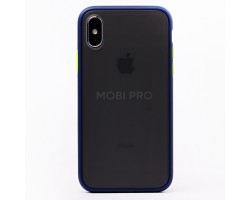 Чехол-накладка - PC035 для "Apple iPhone X/iPhone XS" (blue)