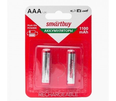 Аккумулятор AAA Smart Buy Ni-MH (1100 mAh) (2-BL) (24/240)