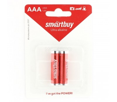 Батарейка AAA Smart Buy LR03 (2-BL) (24/240)