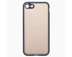 Чехол-накладка - PC041 для "Apple iPhone 7/iPhone 8/iPhone SE 2020" (dark blue/black)