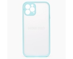 Чехол-накладка - PC041 для "Apple iPhone 12 Pro Max" (light blue/white)
