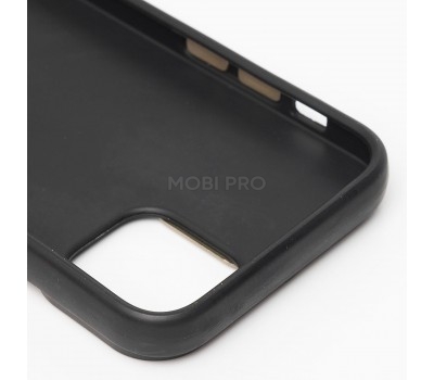 Чехол-накладка - SC193 для "Apple iPhone 12 Pro Max" (black/gold)