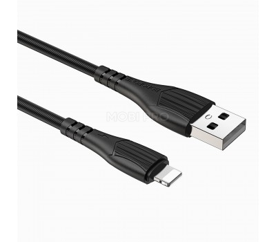 Кабель USB - Apple lightning Borofone BX37 Wieldy (black)