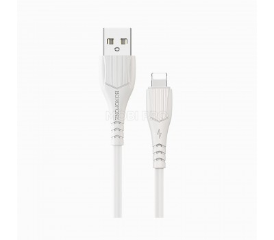 Кабель USB - Apple lightning Borofone BX37 Wieldy (white)