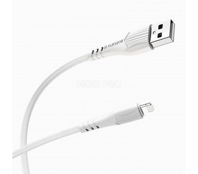 Кабель USB - Apple lightning Borofone BX37 Wieldy (white)