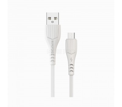 Кабель USB - micro USB Borofone BX37 Wieldy (white)