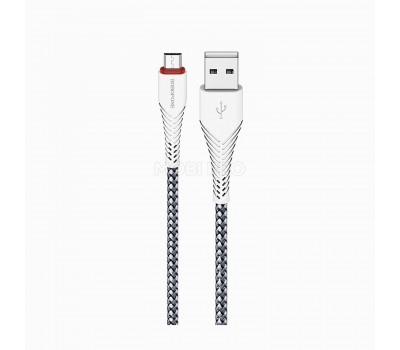 Кабель USB - micro USB Borofone BX25 Powerful (white)