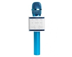 Караоке система - V7 беспроводной караоке-микрофон (light blue)