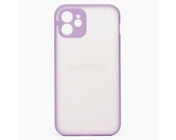 Чехол-накладка - PC041 для "Apple iPhone 12" (light violet/white)
