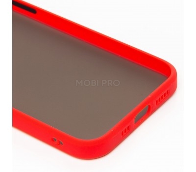 Чехол-накладка - PC041 для "Apple iPhone 12" (red/black)