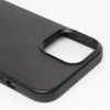 Чехол-накладка экокожа MSafe для Apple iPhone 12 / iPhine 12 Pro (black)
