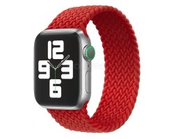 Ремешок - ApW14 для "Apple Watch 38/40/41 mm" тканевый монобраслет L (red)  (130651)