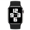 Ремешок - ApW14 для "Apple Watch 38/40/41 mm" тканевый монобраслет M (black)  (130652)