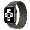 Ремешок - ApW14 для "Apple Watch 38/40/41 mm" тканевый монобраслет S (dark green)  (130659)