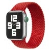 Ремешок - ApW14 для "Apple Watch 38/40/41 mm" тканевый монобраслет S (red)  (130661)