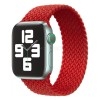 Ремешок - ApW14 для "Apple Watch 42/44/45 mm" тканевый монобраслет M (red)  (130671)