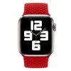 Ремешок - ApW14 для "Apple Watch 42/44/45 mm" тканевый монобраслет S (red)  (130676)