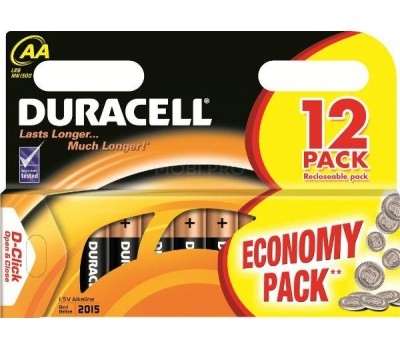 Батарейка AA Duracell LR6 Basic (12-BL) (144)