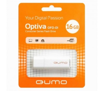 Флэш накопитель USB 16 Гб Qumo Optiva OFD-01 (white)