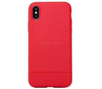 Чехол-накладка - SC069 для "Apple iPhone X/iPhone XS" (red)