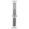Ремешок - ApW для "Apple Watch 42/44/45 mm" Sport N (L) (white)  (85308)