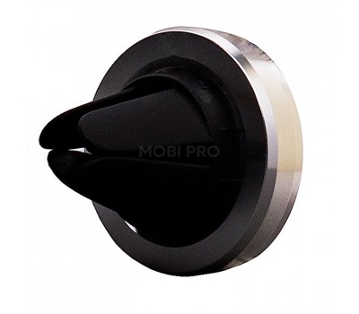 Держатель автомобильный - 001 Mount holder magnetic car air vent (silver/black)