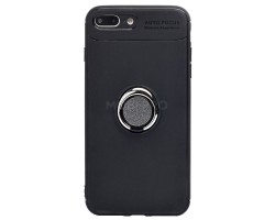 Чехол-накладка - SC131 для "Apple iPhone 7 Plus/iPhone 8 Plus" + кольцо-держатель (black)