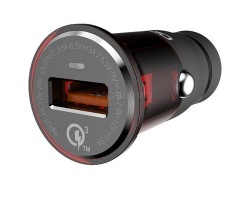 Автомобильное зарядное устройство USB LDNIO C304Q (3A, QC 3.0, кабель MicroUSB)