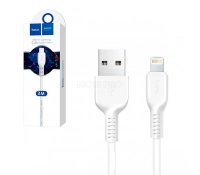 Кабель USB - Lightning (для iPhone) Hoco X20 (2 м.) Белый