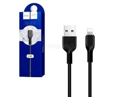 Кабель USB - Lightning (для iPhone) Hoco X20 (2.4А) Черный