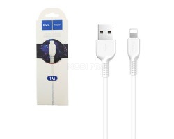 Кабель USB - Lightning (для iPhone) Hoco X20 (2.4А) Белый