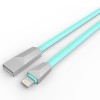 Кабель USB - Lightning (для iPhone) LDNIO LS26 (плоский) Cиний