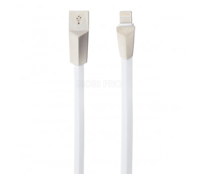 Кабель USB - Lightning (для iPhone) LDNIO LS26 (плоский) Белый