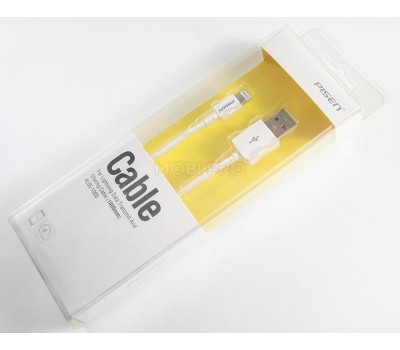 Кабель USB - Lightning (для iPhone) Pisen AL05 (2.4A) Белый
