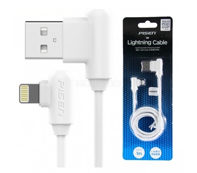 Кабель USB - Lightning (для iPhone) Pisen APL12 Белый