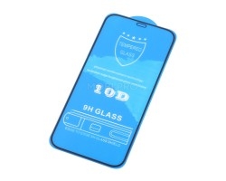 Стекло защитное 10D для iPhone 12/12 PRO (6.1) (чёрный) 