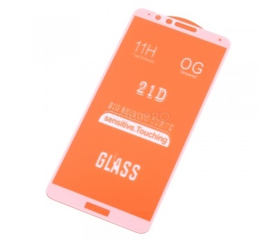 Защитное стекло "Полное покрытие" для Huawei Honor 7X (BND-L21) Белый