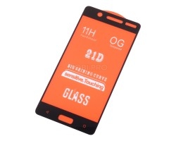 Защитное стекло "Полное покрытие" для Nokia 5 (TA-1053) Черный