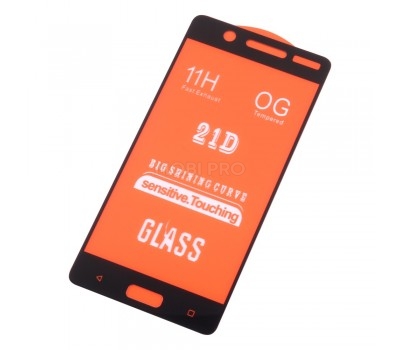 Защитное стекло "Полное покрытие" для Nokia 5 (TA-1053) Черный