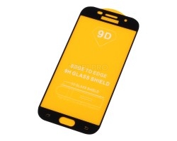 Защитное стекло "Полное покрытие" для Samsung A520F (A5 2017) Черное
