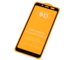 Защитное стекло "Полное покрытие" для Samsung A600F (A6 2018) Черное