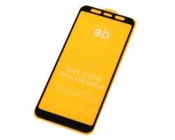 Защитное стекло "Полное покрытие" для Samsung A750F (A7 2018) Черное