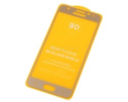 Защитное стекло "Полное покрытие" для Samsung G570F (J5 Prime) Золото