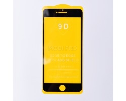 Защитное стекло "Плоское" для iPhone 6 Plus/6S Plus Черное